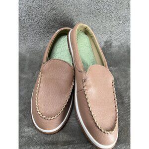 JBU Women’s 9 Torino Mules Beige Pink Garden Ready Slip On All Terra Traction